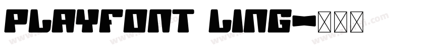 PlayFont Ling字体转换